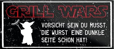 Lustiger Magnetartikel "Grill Wars" - die perfekte Geschenkidee vom schilderkreis24 Onlineshop