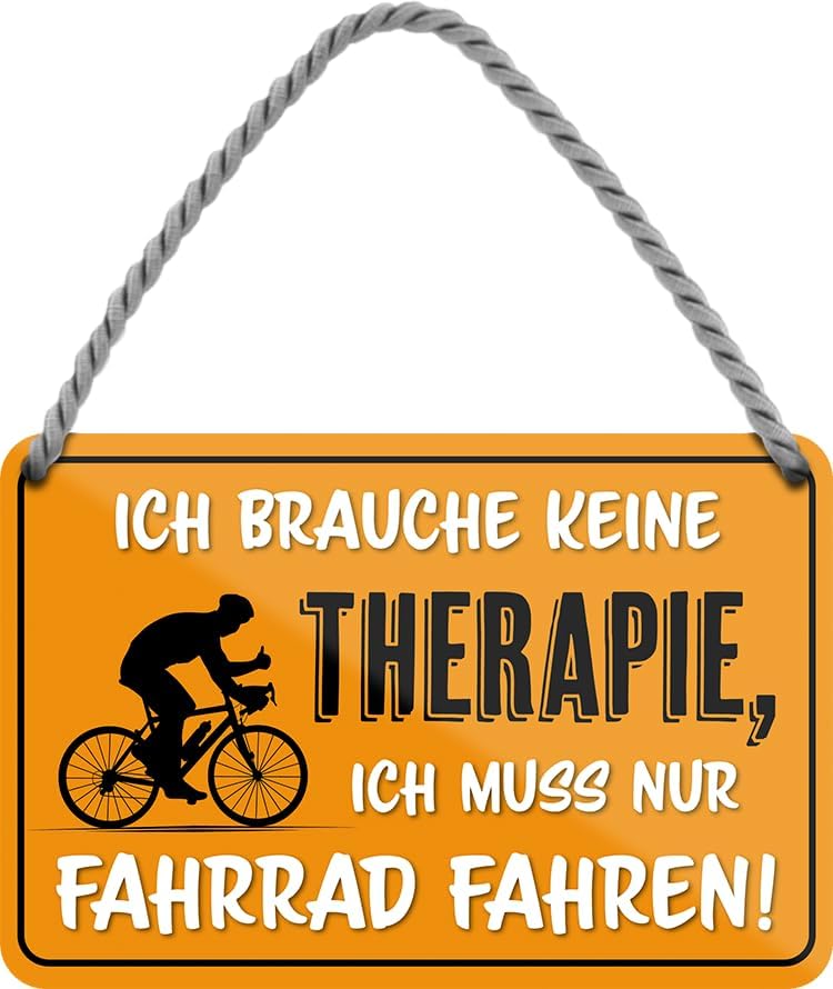 fahrrad mit anhänger lustig Schilderkreis24