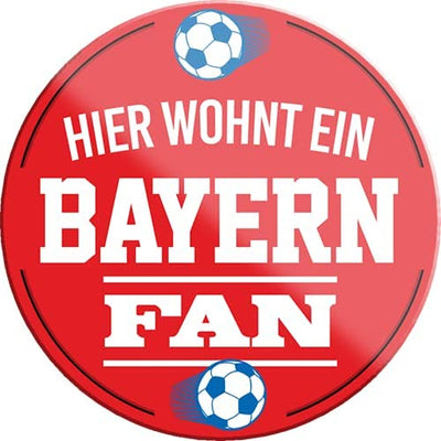 Bayern-Fan-Magnet8x8cm-Fussball