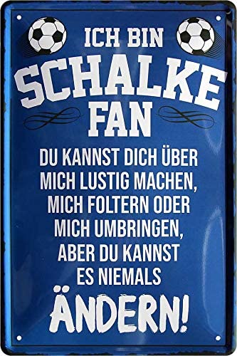 Blechschild-Schalke-20x30cm