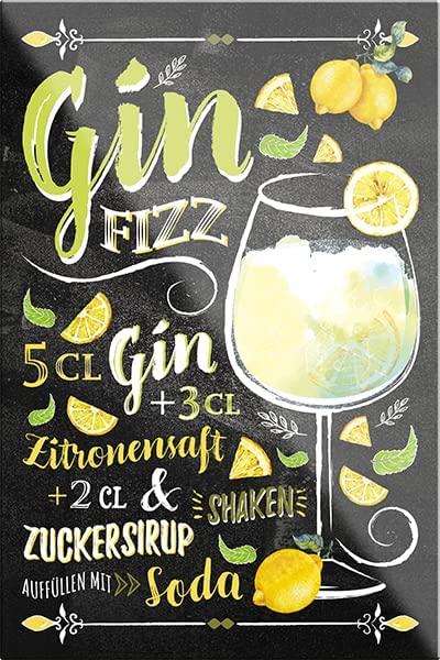 Gin-Fizz-Magnet9x6cm-Cocktail
