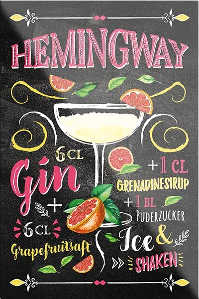 Hemingway-Magnet9x6cm-Cocktail
