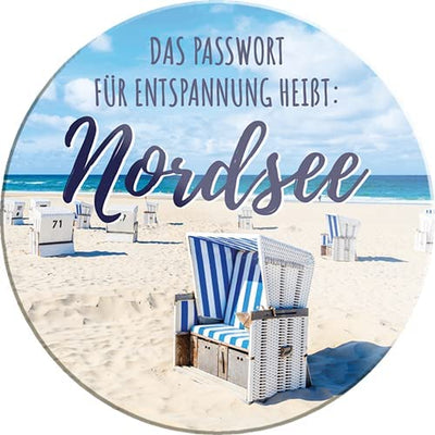 Passwort-Entspannung-Nordsee-Magnet8x8cm-Nordsee