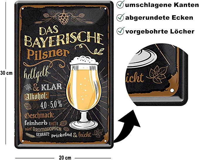 Das_Bayerische_Pilsner_blechschild_beschreibung