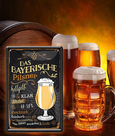 Das_Bayerische_Pilsner_blechschild_bierglas