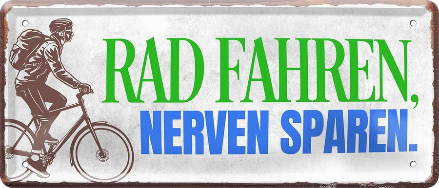 fahrrad fahren text Schilderkreis24