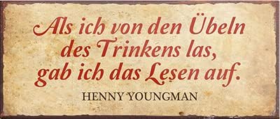 schilderkreis24 – Magnet Lustiger Bier Spruch “Übeln des Trinkens.“ Deko Geschenkidee Mann Frau 9,3x4cm