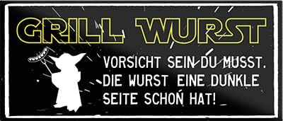 Lustiger Magnet mit Spruch "Grill Wurst" von schilderkreis24
Dekorativer Kühlschrankmagnet in den Maßen 9,3x4cm, ideal als witziges Geschenk für Grillfreunde.