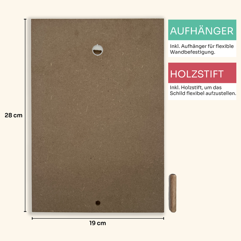 schilderkreis24 - Holzschild mit Sensenmann-Motiv – Witziges Dekoschild „So viel zu tun und nur eine Sense“ – Scherzartikel