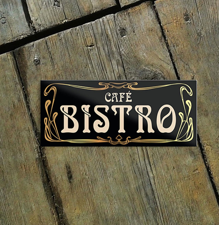 schilderkreis24 – Magnet Lustiger Spruch “Cafe Bistro“ Deko Geschenkidee Mann Frau 9,3x4cm