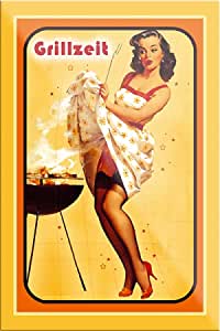 pinup_grillzeit_magnet