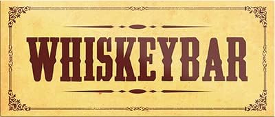 schilderkreis24 – Magnet Lustiger Spruch “Whiskeybar“ Deko Geschenkidee Mann Frau 9,3x4cm