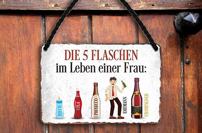 5-flaschen-frau-tuer