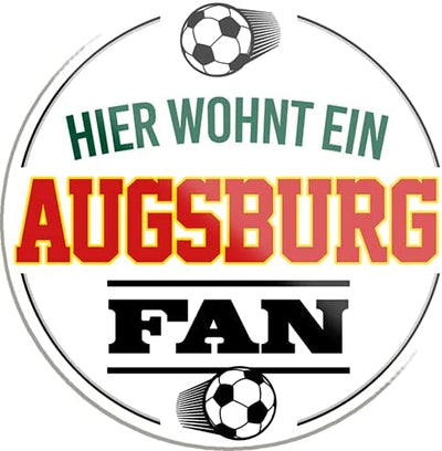 Augsburg-Fan-Magnet8x8cm-Fussball