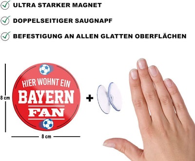 Bayern-Fan-Magnet8x8cm-Fussball-beschreibung