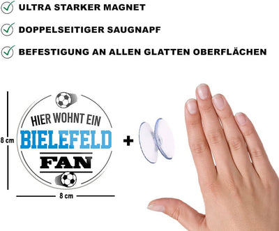 Bielefeld-Fan-Magnet8x8cm-Fussball-beschreibung