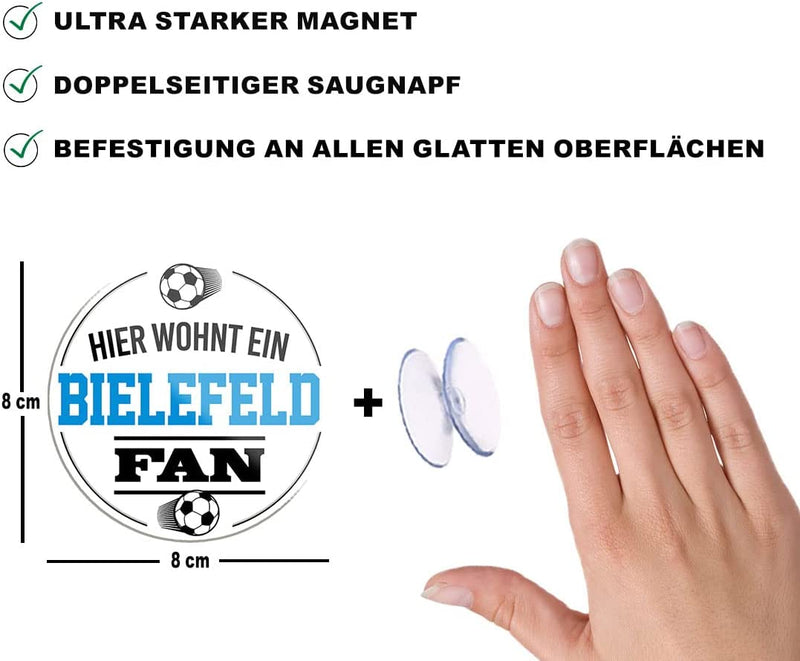 Bielefeld-Fan-Magnet8x8cm-Fussball-beschreibung