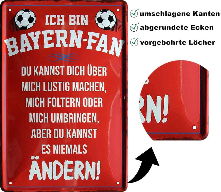 Blechschild-Bayern-rot-20x30cm-Beschreibung