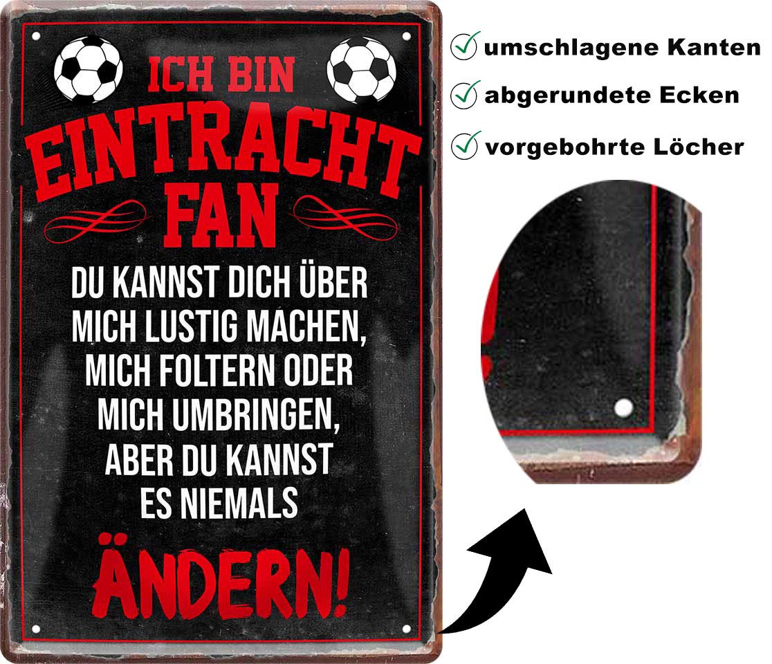 Blechschild-Eintracht-20x30cm-Beschreibung