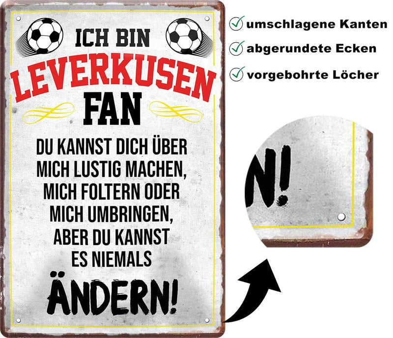 Blechschild-Leverkusen-20x30cm-Beschreibung