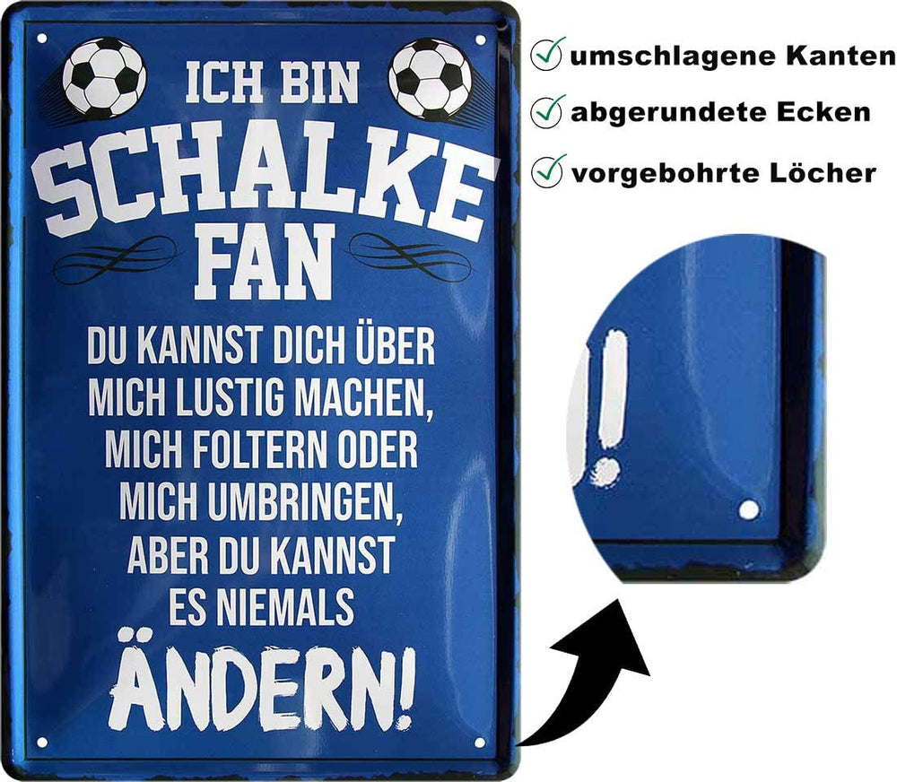 Blechschild-Schalke-20x30cm-Beschreibung