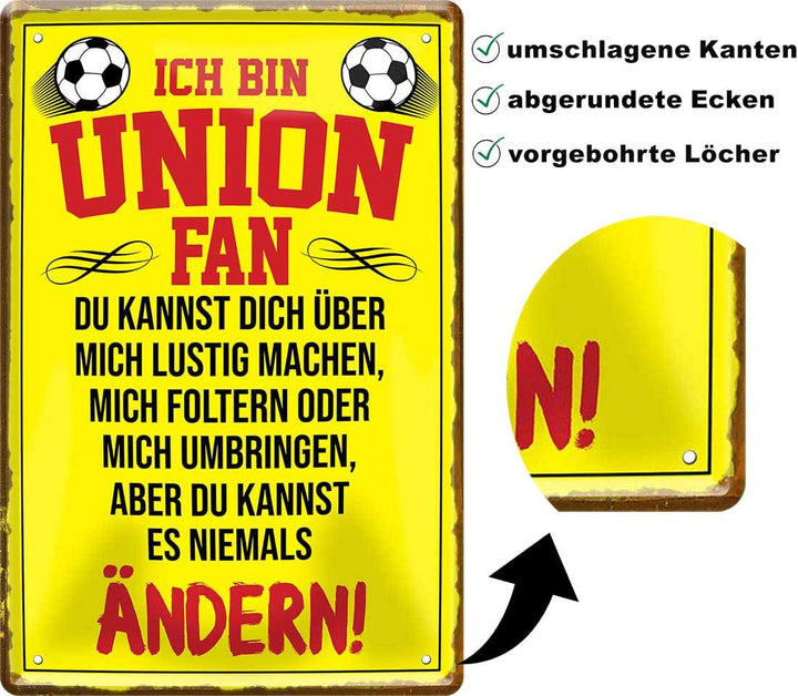 Blechschild-Union-20x30cm-Beschreibung