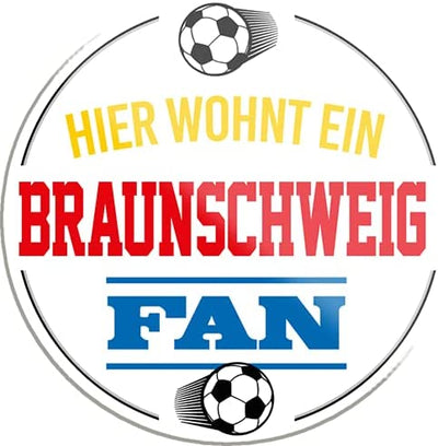 Braunschweig-Fan-Magnet8x8cm-Fussball