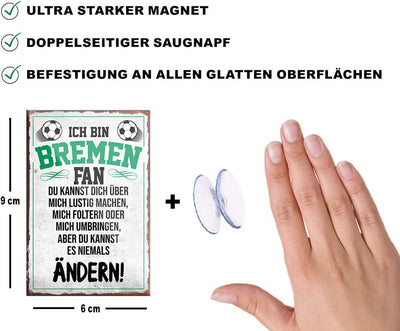 Bremen-Fan-Magnet9x6cm-Fussball-beschreibung