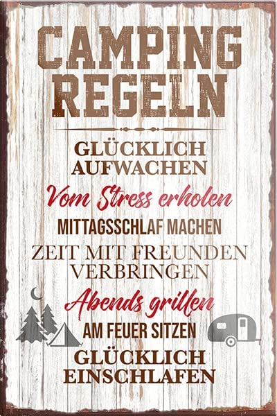 Camping-Regeln-Magnet9x6cm-Camping