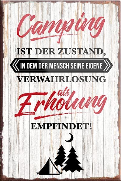 Camping-ist-der-Zustand-Magnet9x6cm-Camping