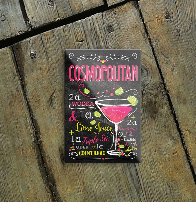 Cosmopolitan-Magnet9x6cm-Cocktail-holz