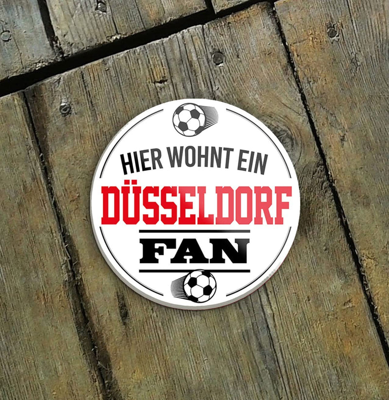 Duesseldorf-Fan-Magnet8x8cm-Fussball-holz