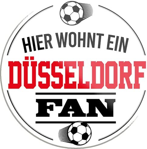 Duesseldorf-Fan-Magnet8x8cm-Fussball