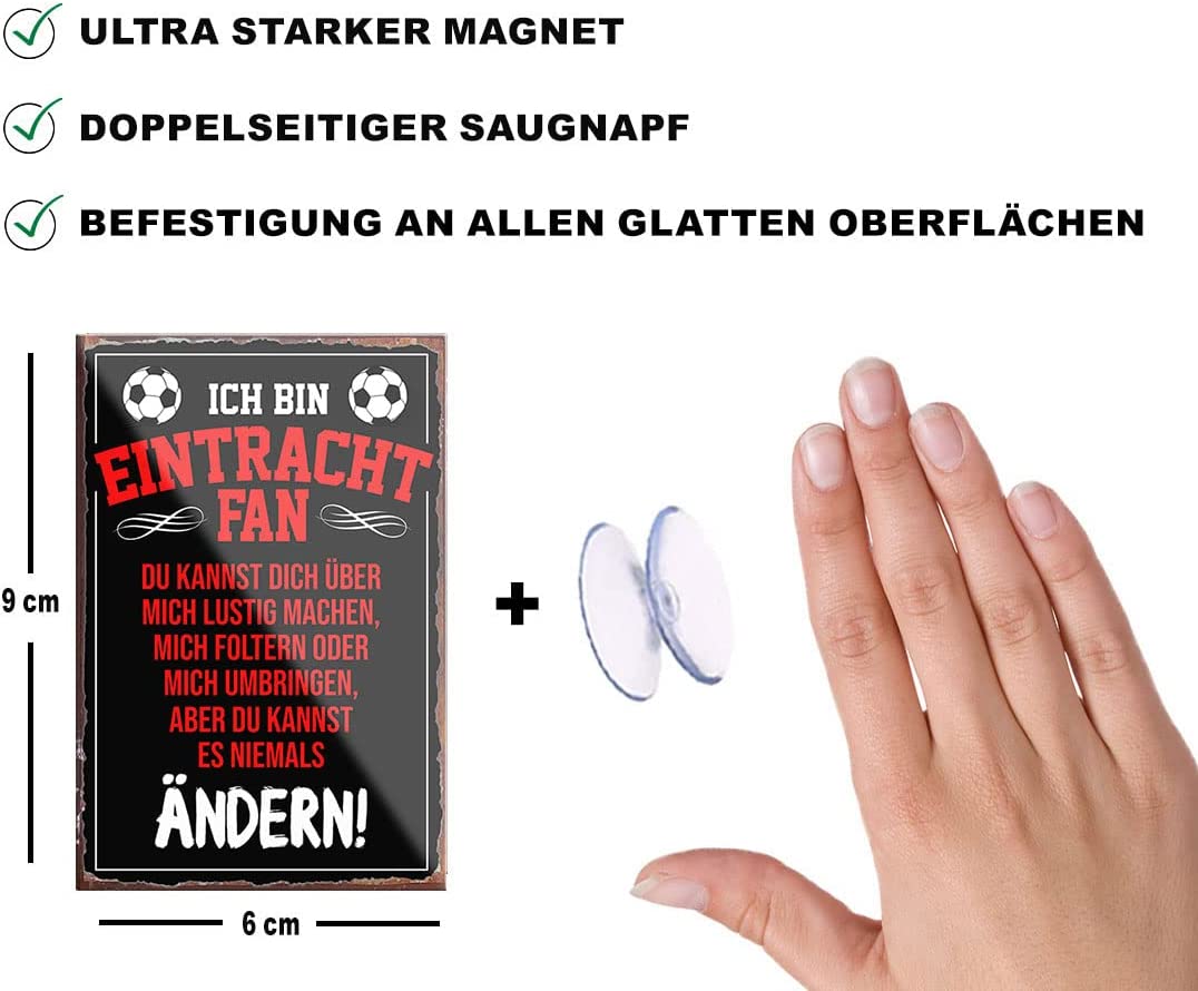 Eintracht-Fan-Magnet9x6cm-Fussball-beschreibung
