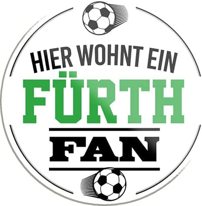 Fuerth-Fan-Magnet8x8cm-Fussball