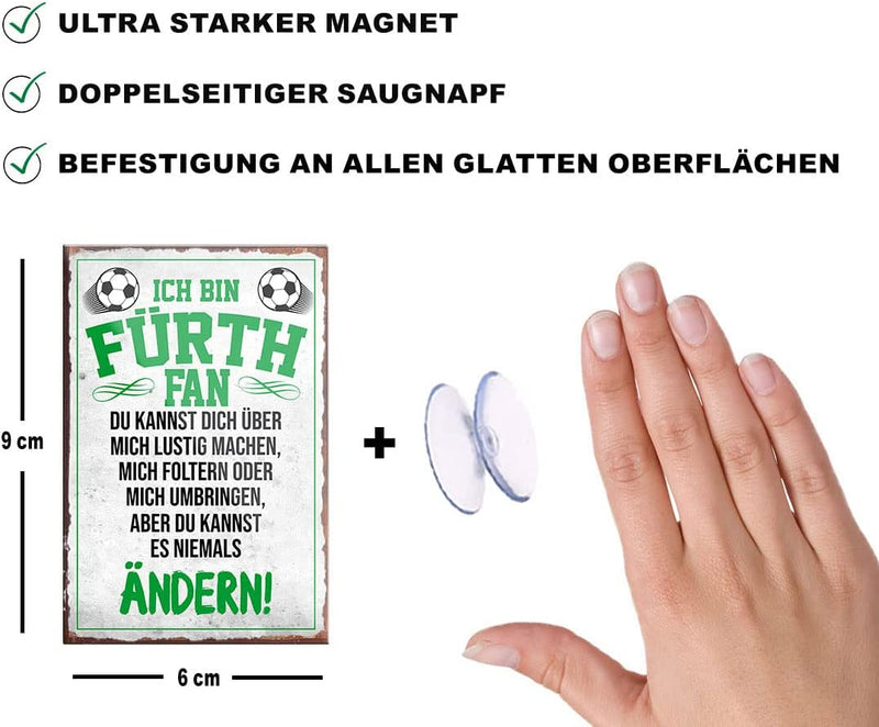 Fuerth-Fan-Magnet9x6cm-Fussball-beschreibung