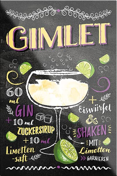 Gimlet-Magnet9x6cm-Cocktail