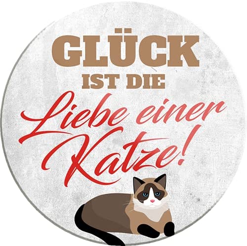 Glueck_ist_liebe_einer_katze_magnet