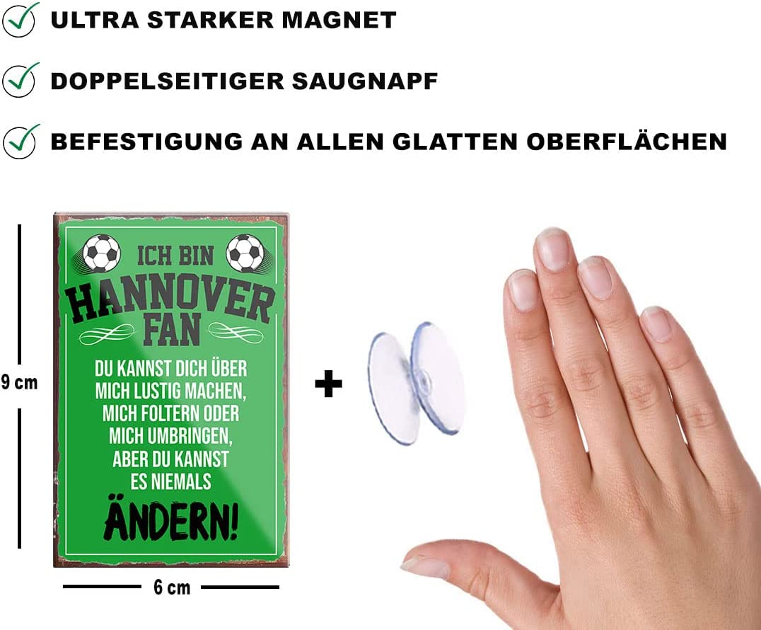Hannover-Fan-Magnet9x6cm-Fussball-beschreibung