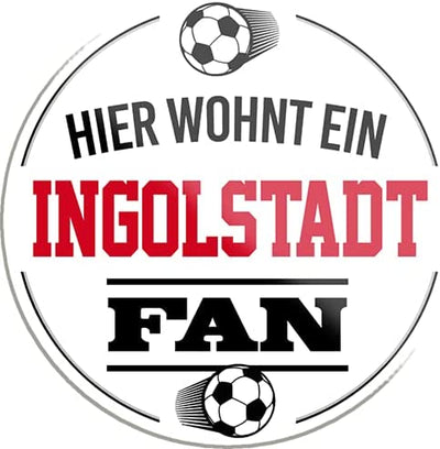 Ingolstadt-Fan-Magnet8x8cm-Fussball