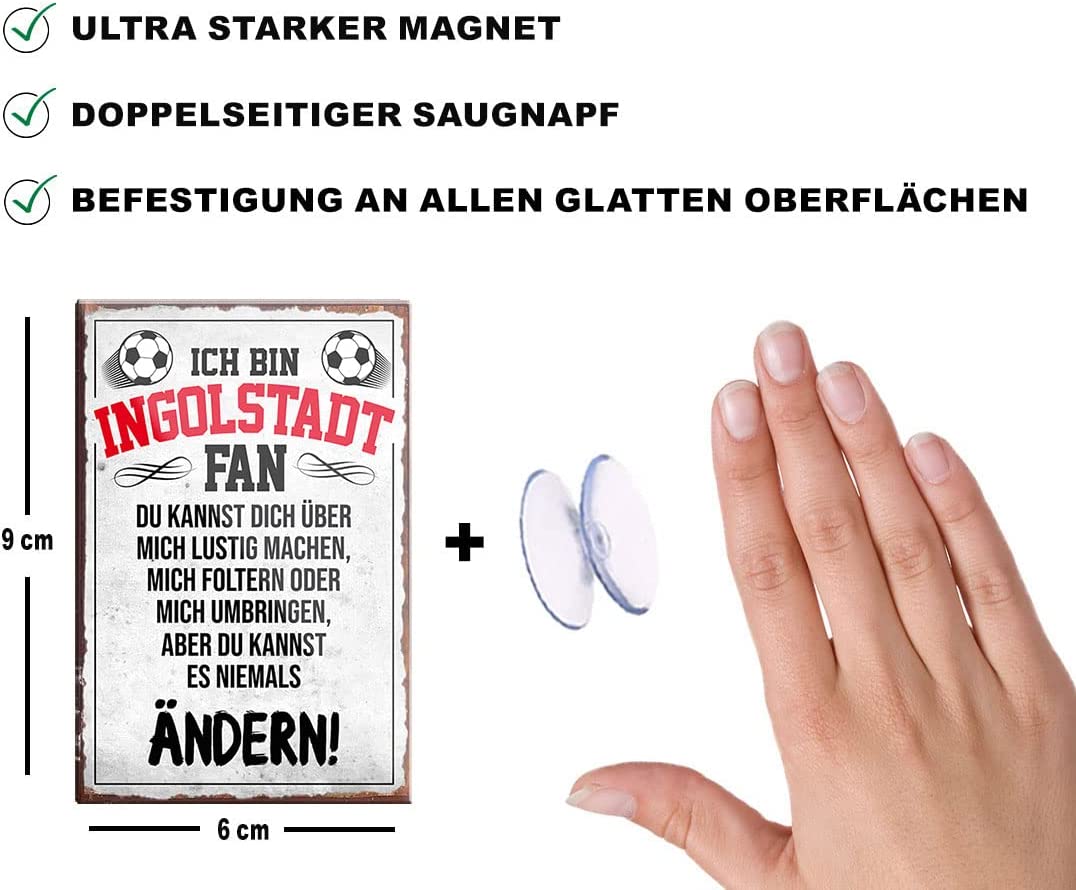 Ingolstadt-Fan-Magnet9x6cm-Fussball-beschreibung