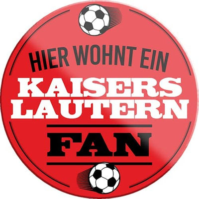 Kaiserslautern-Fan-Magnet8x8cm-Fussball