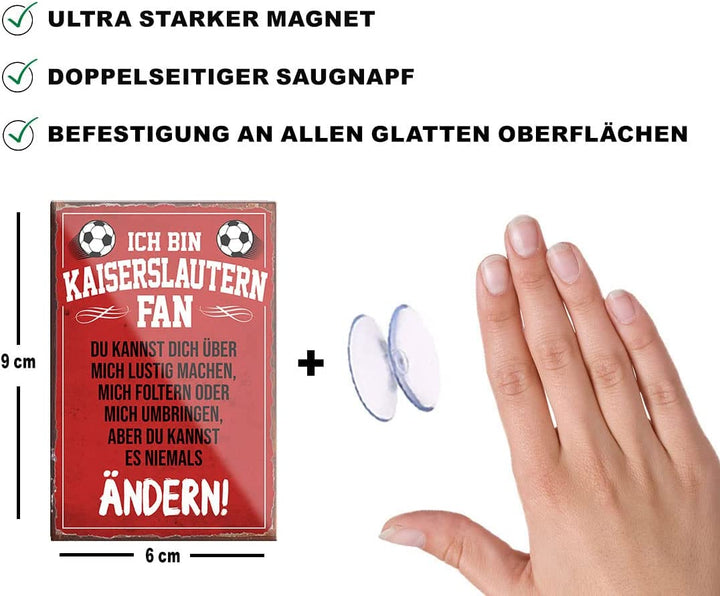 Kaiserslautern-Fan-Magnet9x6cm-Fussball-beschreibung