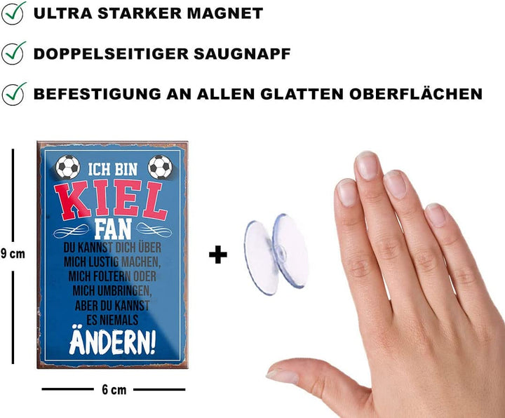 Kiel-Fan-Magnet9x6cm-Fussball-Beschreibung