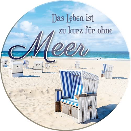 Leben-zu-kurz-fuer-ohne-Meer-Magnet8x8cm-Nordsee