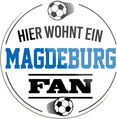 Magdeburg-Fan-Magnet8x8cm-Fussball