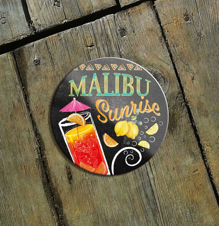 Malibu-Sunrise-Magnet8x8cm-Cocktail-holz