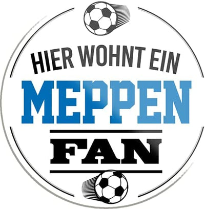 Meppen-Fan-Magnet8x8cm-Fussball