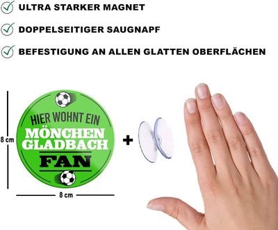 Moenchen-Gladbach-Fan-Magnet8x8cm-Fussball-beschreibung