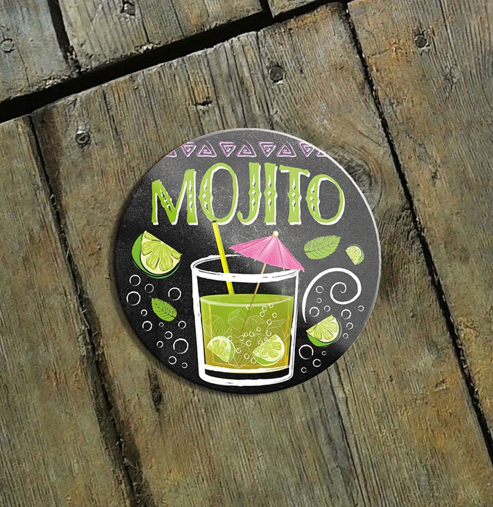 Mojito-Magnet8x8cm-Cocktail-holz